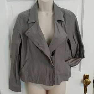 Eileen Fisher Petite Moto Jacket